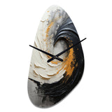 Infinite Motion IV - Asymmetric Metal Wall Clock