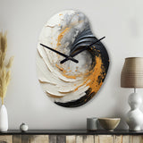 Infinite Motion IV - Asymmetric Metal Wall Clock