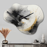 Infinite Motion III - Asymmetric Metal Wall Clock