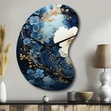 Liquid Ink Spiral II - Asymmetric Metal Wall Clock