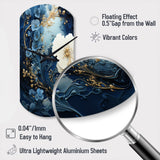 Liquid Ink Spiral II - Asymmetric Metal Wall Clock