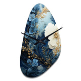 Liquid Ink Spiral II - Asymmetric Metal Wall Clock