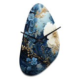 Liquid Ink Spiral II - Asymmetric Metal Wall Clock
