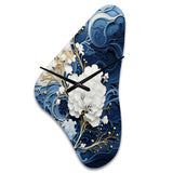 Liquid Ink Spiral III - Asymmetric Metal Wall Clock