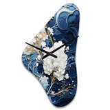 Liquid Ink Spiral III - Asymmetric Metal Wall Clock