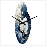 Liquid Ink Spiral III - Asymmetric Metal Wall Clock