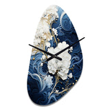Liquid Ink Spiral III - Asymmetric Metal Wall Clock