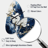 Liquid Ink Spiral III - Asymmetric Metal Wall Clock