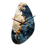 Liquid Ink Spiral IV - Asymmetric Metal Wall Clock