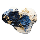 Liquid Ink Spiralscape I - Asymmetric Metal Wall Clock