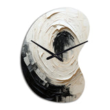 Minimalist Spiral - Asymmetric Metal Wall Clock