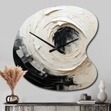 Minimalist Spiral - Asymmetric Metal Wall Clock