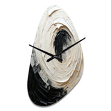 Minimalist Spiral - Asymmetric Metal Wall Clock