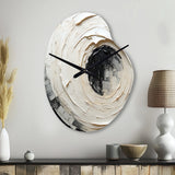 Minimalist Spiral - Asymmetric Metal Wall Clock