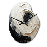 Minimalist Spiral - Asymmetric Metal Wall Clock