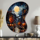 Jazz Harlem Renaissance I - Asymmetric Metal Wall Clock