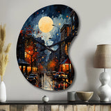 Jazz Harlem Renaissance I - Asymmetric Metal Wall Clock
