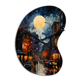 Jazz Harlem Renaissance I - Asymmetric Metal Wall Clock