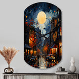 Jazz Harlem Renaissance I - Asymmetric Metal Wall Clock