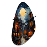 Jazz Harlem Renaissance I - Asymmetric Metal Wall Clock