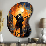 Jazz Harlem Renaissance VII - Asymmetric Metal Wall Clock