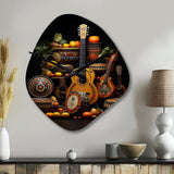 African Melodies II - Asymmetric Metal Wall Clock