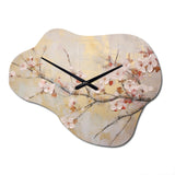 Apple Blossom Harmony III - Asymmetric Metal Wall Clock