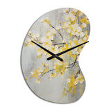 Apple Blossom Harmony XV - Asymmetric Metal Wall Clock