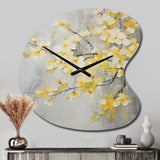Apple Blossom Harmony XV - Asymmetric Metal Wall Clock