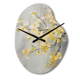 Apple Blossom Harmony XV - Asymmetric Metal Wall Clock
