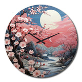 Asian Art Eastern Elegance III - People Metal Wall Clock