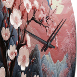 Asian Art Eastern Elegance III - People Metal Wall Clock