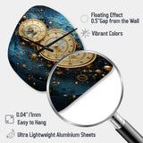Astrology Celestial Tapestry Mixed - Asymmetric Metal Wall Clock