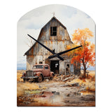 Barns Rustic Charm IX - Asymmetric Metal Wall Clock