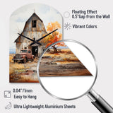 Barns Rustic Charm IX - Asymmetric Metal Wall Clock