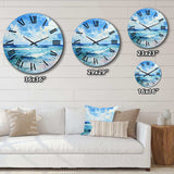 Relaxing Beach Breezes III - Beach Metal Wall Clock