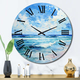 Relaxing Beach Breezes III - Beach Metal Wall Clock