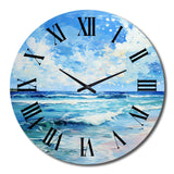 Relaxing Beach Breezes III - Beach Metal Wall Clock