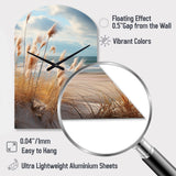 Beach Photo Coastal Harmony I - Asymmetric Metal Wall Clock