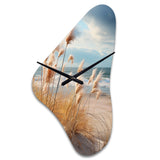 Beach Photo Coastal Harmony I - Asymmetric Metal Wall Clock