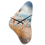 Beach Photo Coastal Harmony I - Asymmetric Metal Wall Clock