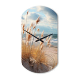 Beach Photo Coastal Harmony I - Asymmetric Metal Wall Clock