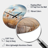 Beach Photo Coastal Harmony I - Asymmetric Metal Wall Clock