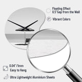 Black And White Minimalism Beach Photo II - Asymmetric Metal Wall Clock