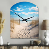 Bath To The Ocean I - Asymmetric Metal Wall Clock