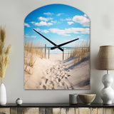 Bath To The Ocean I - Asymmetric Metal Wall Clock