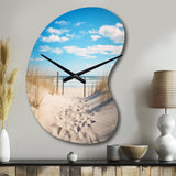 Bath To The Ocean I - Asymmetric Metal Wall Clock