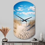 Bath To The Ocean I - Asymmetric Metal Wall Clock
