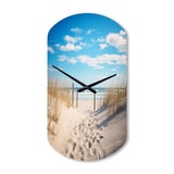 Bath To The Ocean I - Asymmetric Metal Wall Clock