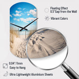 Bath To The Ocean I - Asymmetric Metal Wall Clock